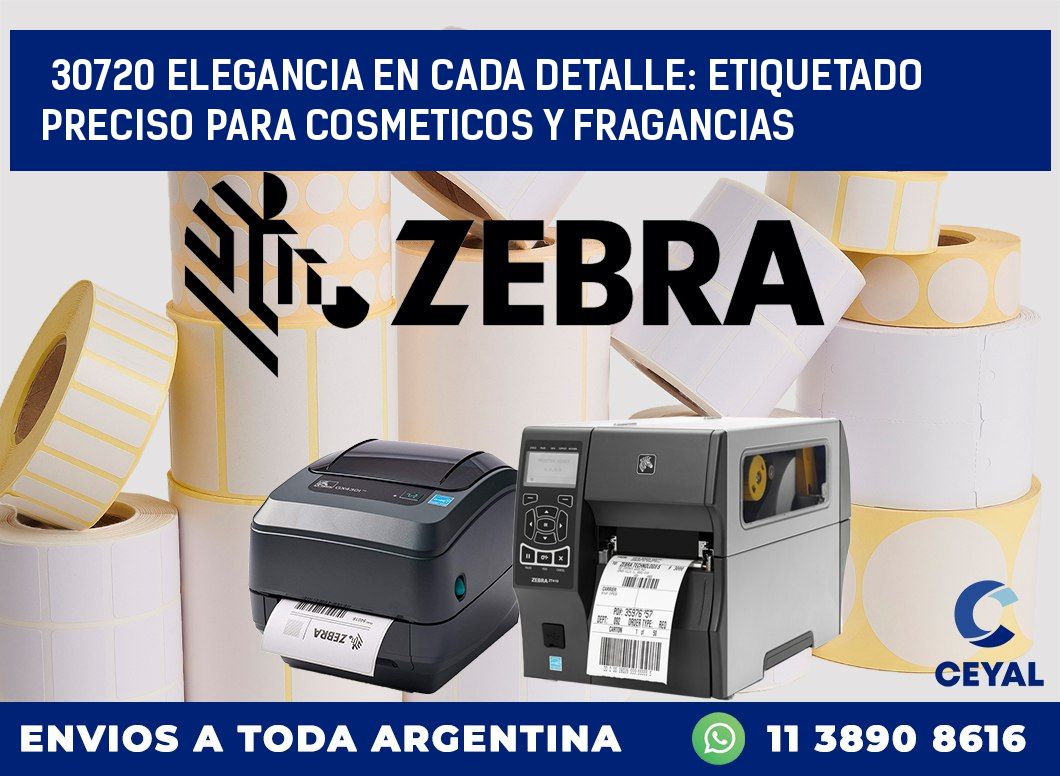 30720 ELEGANCIA EN CADA DETALLE: ETIQUETADO PRECISO PARA COSMETICOS Y FRAGANCIAS