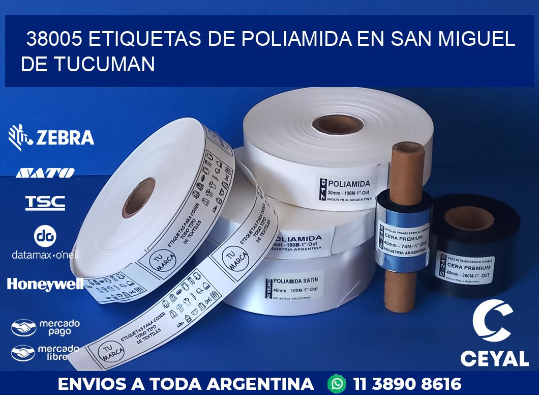 38005 ETIQUETAS DE POLIAMIDA EN SAN MIGUEL DE TUCUMAN