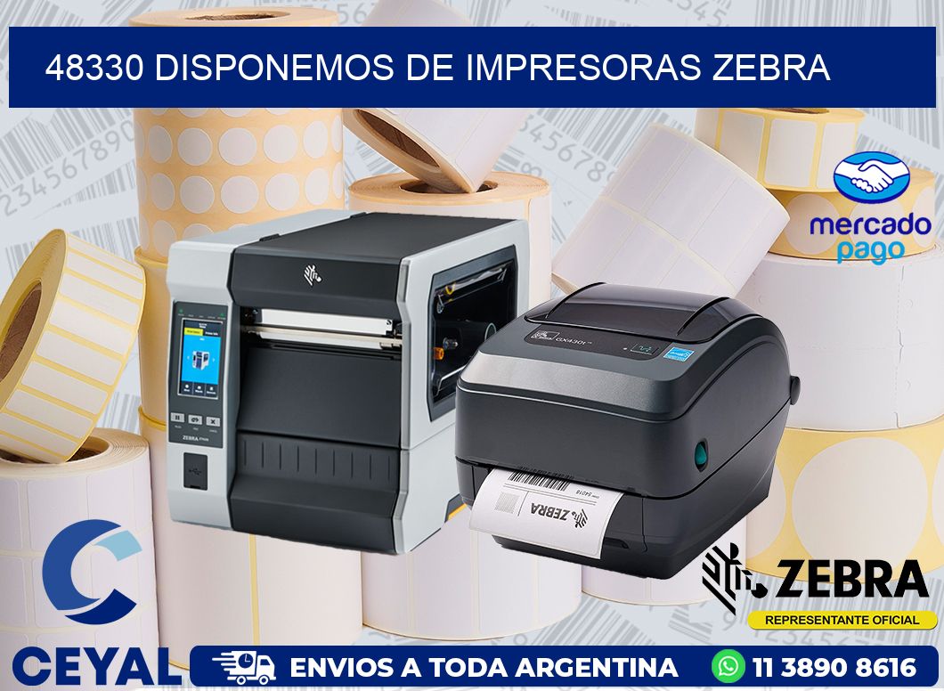 48330 DISPONEMOS DE IMPRESORAS ZEBRA