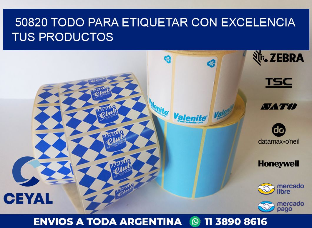 50820 TODO PARA ETIQUETAR CON EXCELENCIA TUS PRODUCTOS