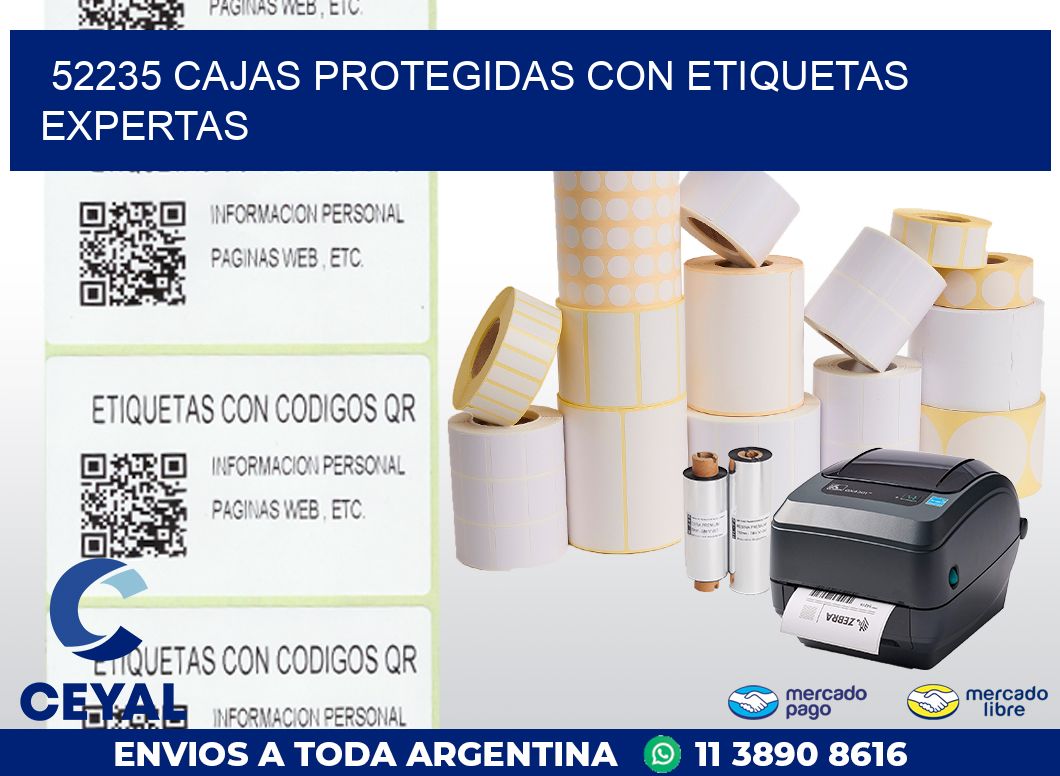 52235 CAJAS PROTEGIDAS CON ETIQUETAS EXPERTAS