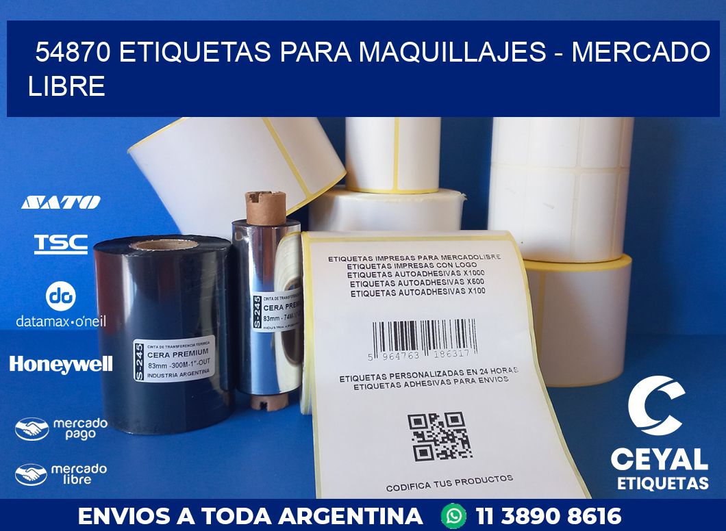 54870 ETIQUETAS PARA MAQUILLAJES – MERCADO LIBRE