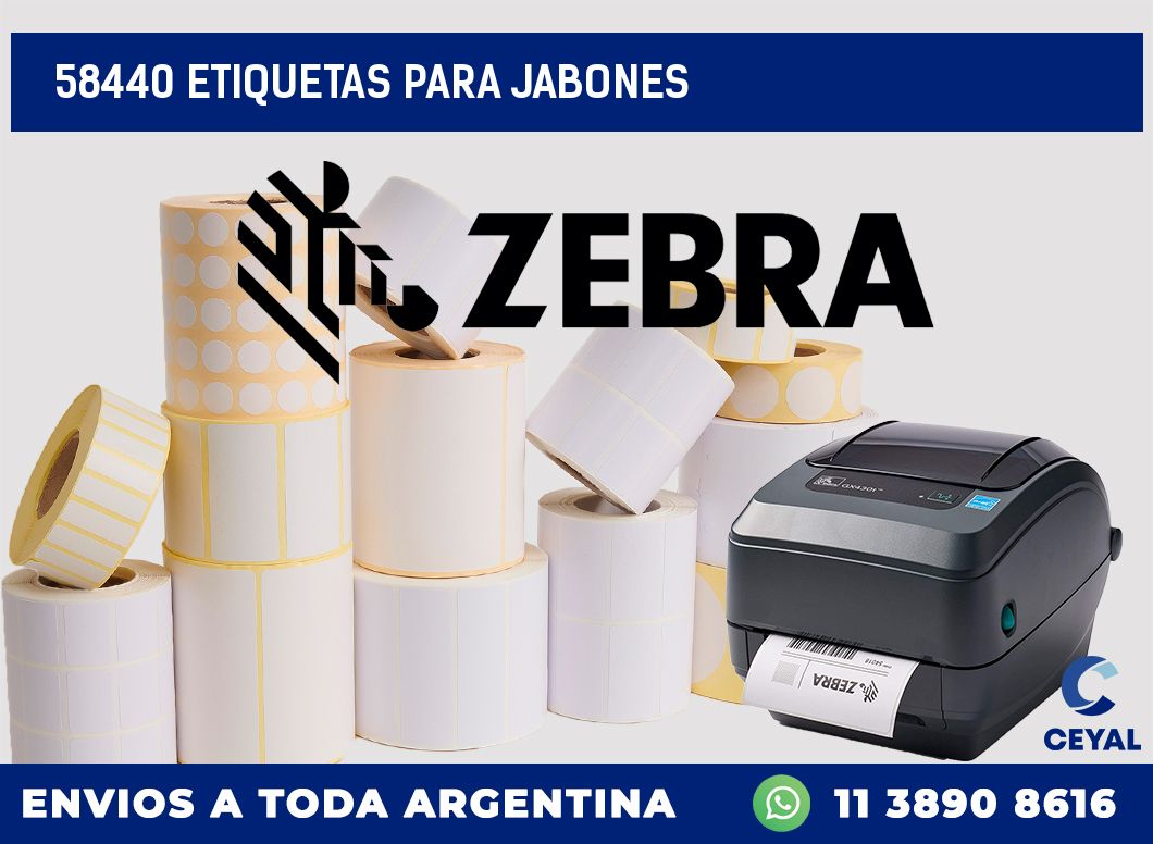 58440 ETIQUETAS PARA JABONES