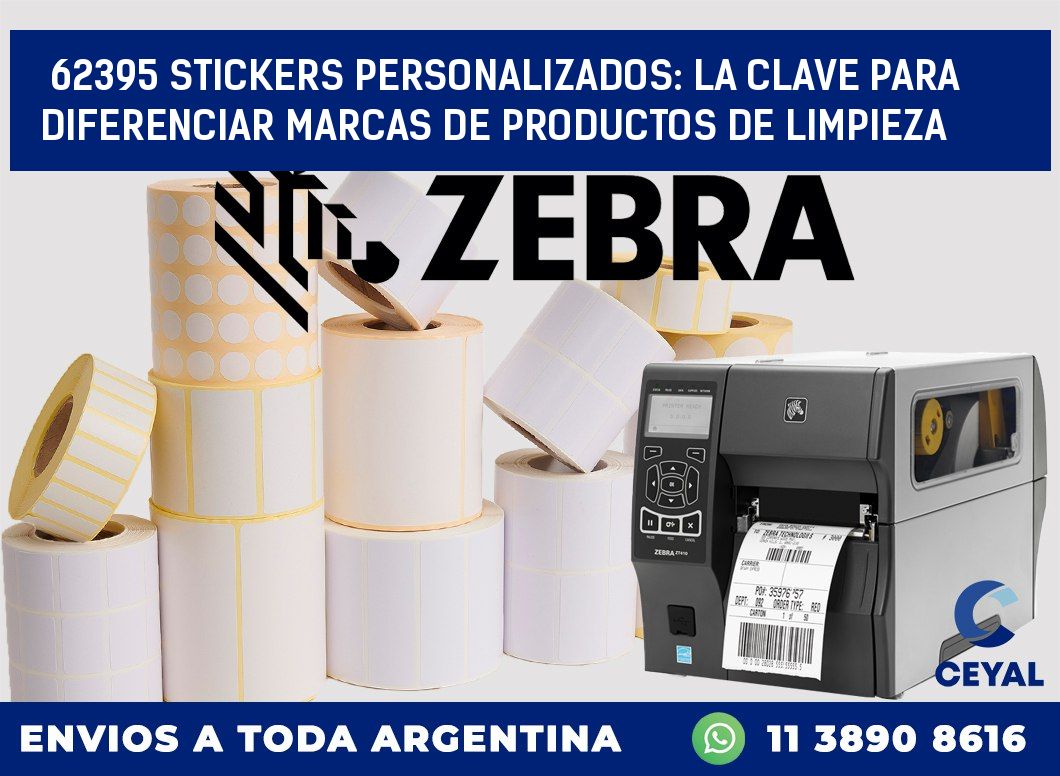 62395 STICKERS PERSONALIZADOS: LA CLAVE PARA DIFERENCIAR MARCAS DE PRODUCTOS DE LIMPIEZA