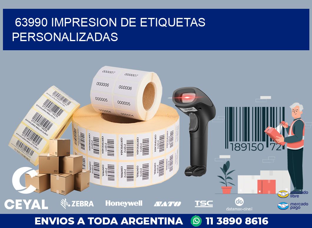 63990 IMPRESION DE ETIQUETAS PERSONALIZADAS