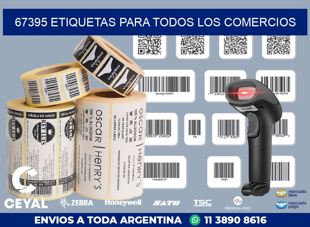 67395 ETIQUETAS PARA TODOS LOS COMERCIOS
