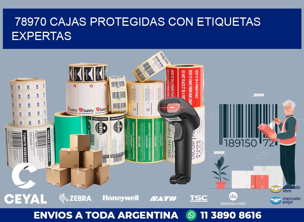 78970 CAJAS PROTEGIDAS CON ETIQUETAS EXPERTAS