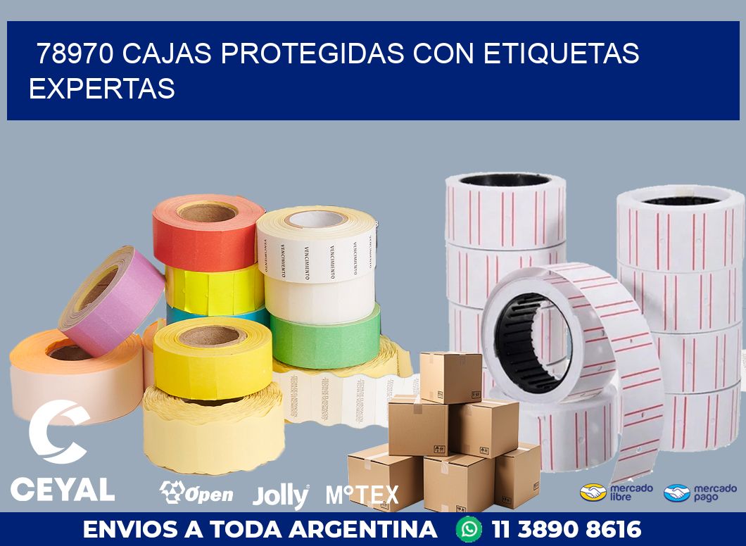 78970 CAJAS PROTEGIDAS CON ETIQUETAS EXPERTAS