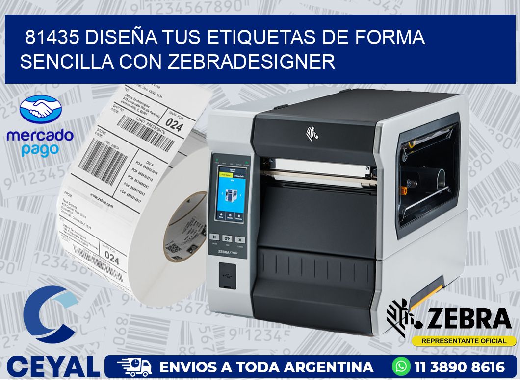81435 DISEÑA TUS ETIQUETAS DE FORMA SENCILLA CON ZEBRADESIGNER