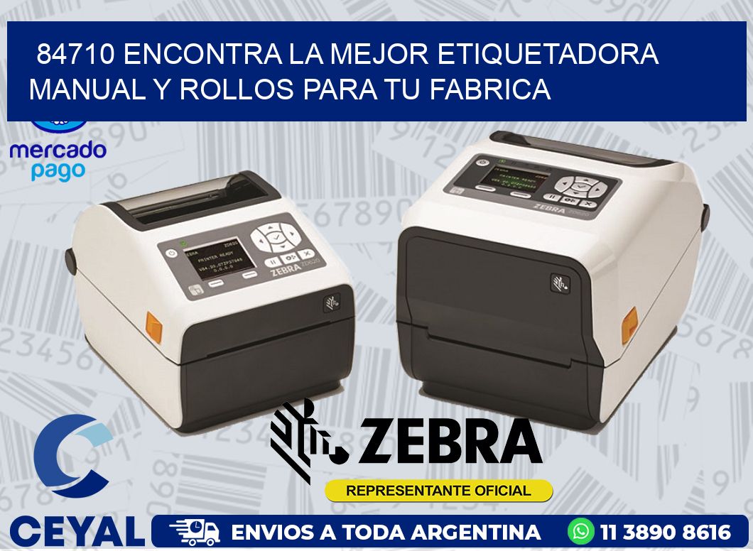 84710 ENCONTRA LA MEJOR ETIQUETADORA MANUAL Y ROLLOS PARA TU FABRICA