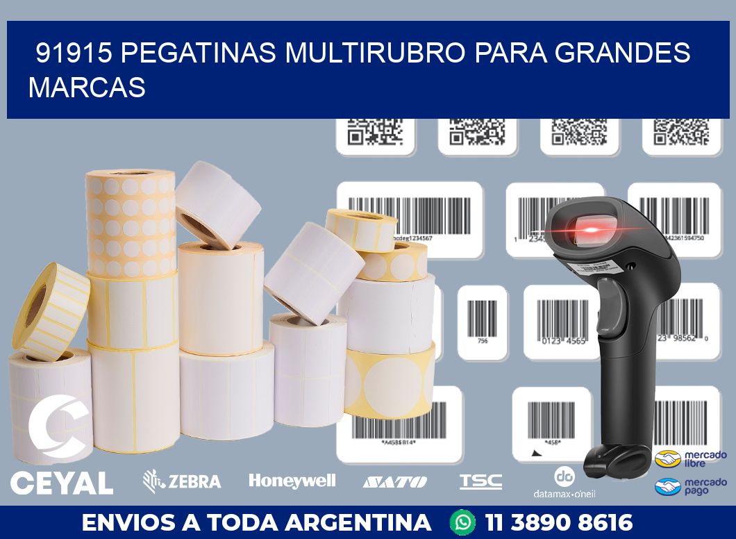 91915 PEGATINAS MULTIRUBRO PARA GRANDES MARCAS