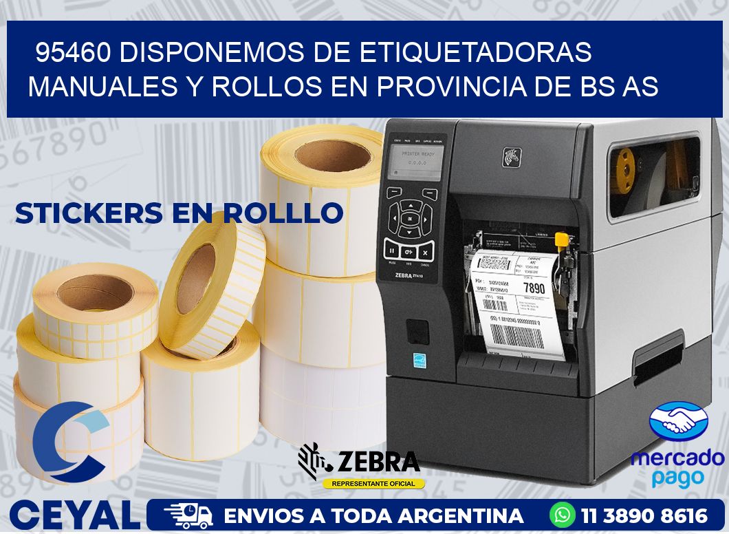 95460 DISPONEMOS DE ETIQUETADORAS MANUALES Y ROLLOS EN PROVINCIA DE BS AS