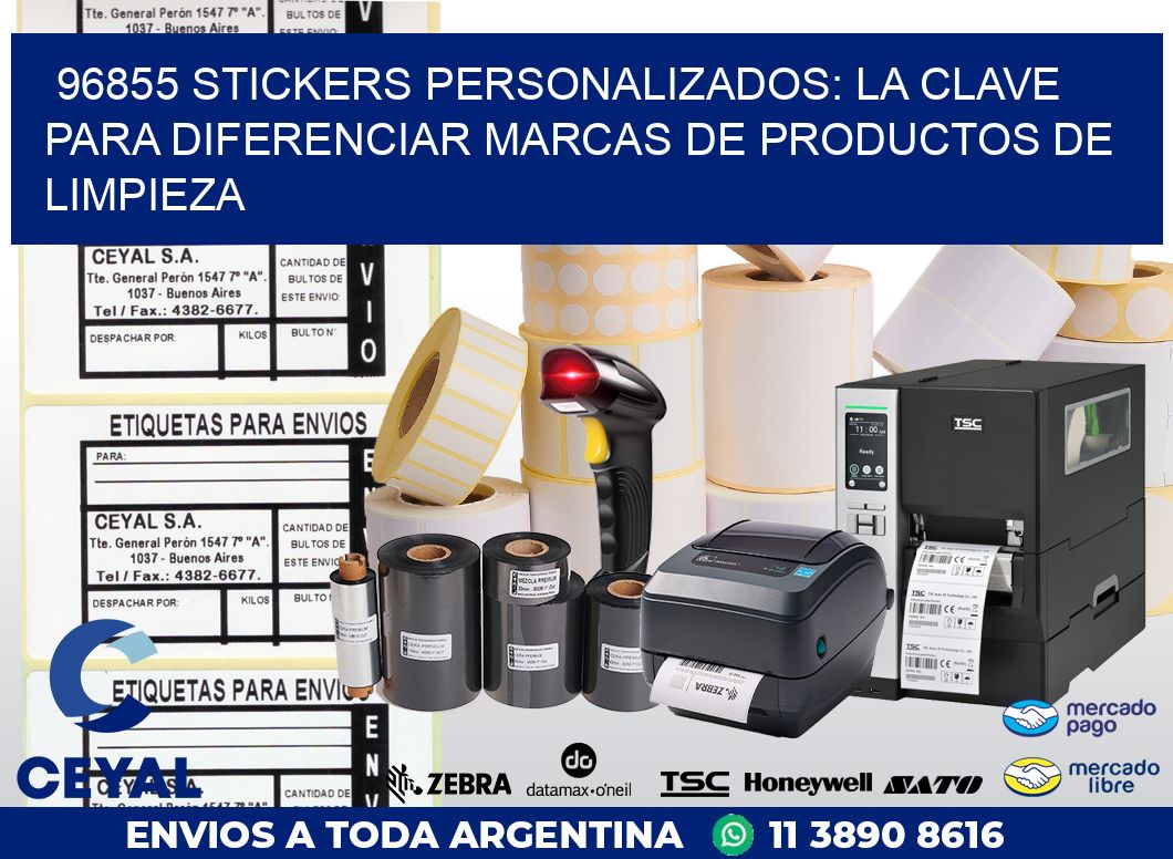 96855 STICKERS PERSONALIZADOS: LA CLAVE PARA DIFERENCIAR MARCAS DE PRODUCTOS DE LIMPIEZA
