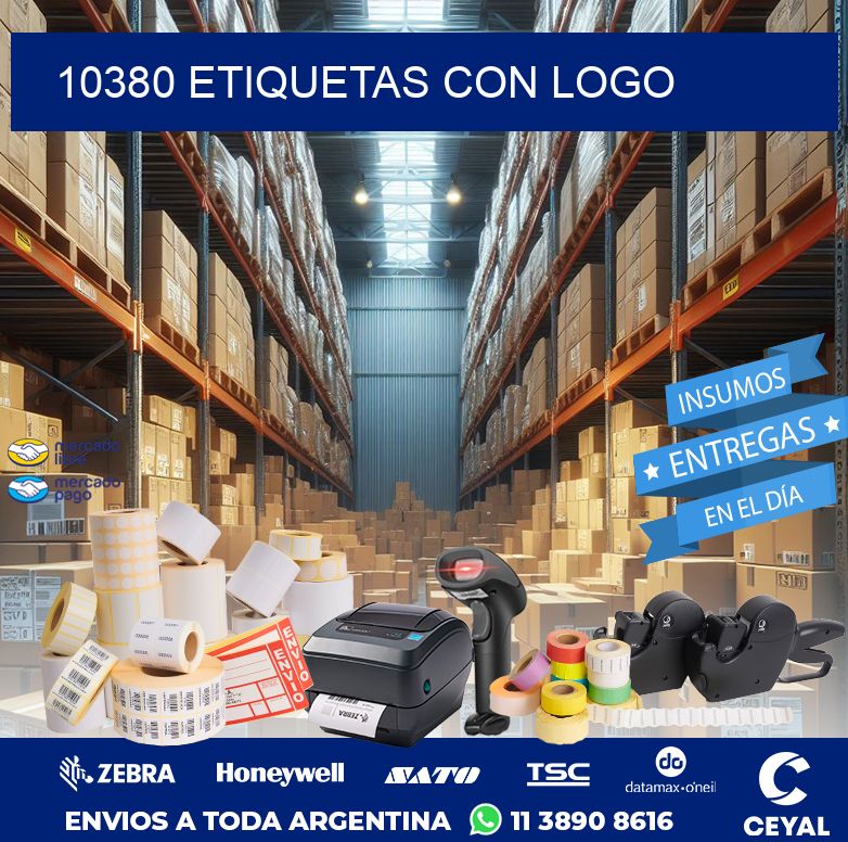 10380 ETIQUETAS CON LOGO