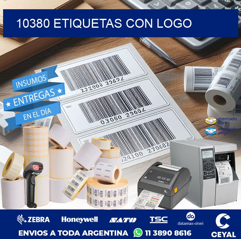 10380 ETIQUETAS CON LOGO