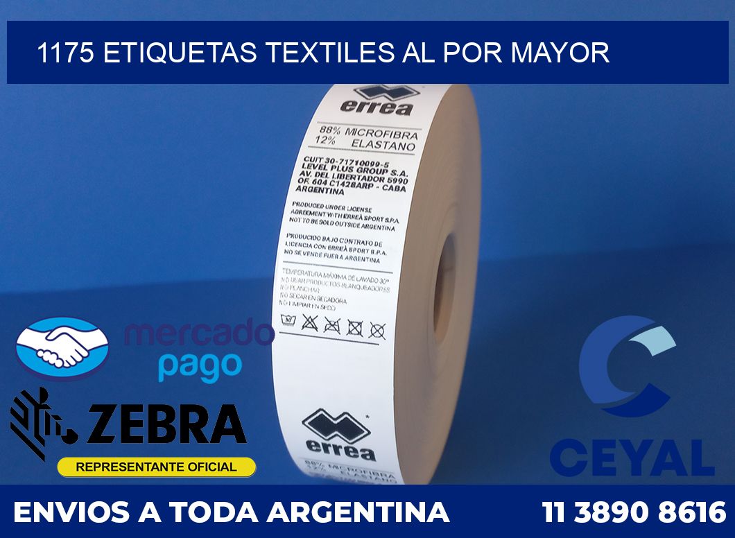 1175 ETIQUETAS TEXTILES AL POR MAYOR