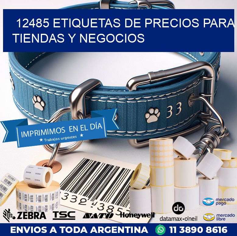12485 ETIQUETAS DE PRECIOS PARA TIENDAS Y NEGOCIOS