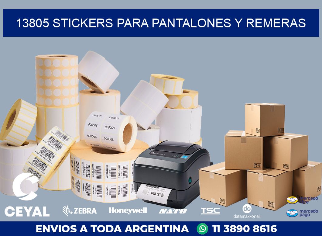 13805 STICKERS PARA PANTALONES Y REMERAS