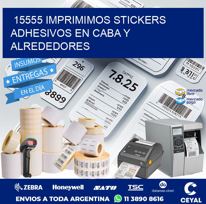 15555 IMPRIMIMOS STICKERS ADHESIVOS EN CABA Y ALREDEDORES
