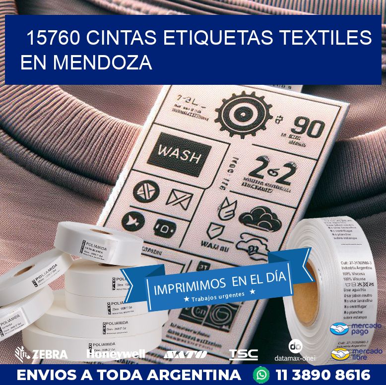 15760 CINTAS ETIQUETAS TEXTILES EN MENDOZA