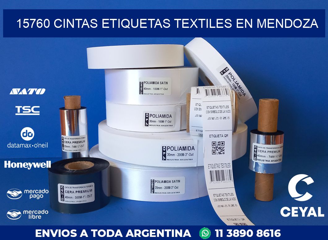 15760 CINTAS ETIQUETAS TEXTILES EN MENDOZA