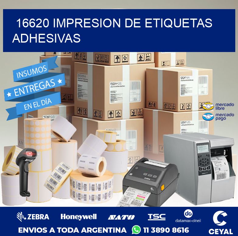16620 IMPRESION DE ETIQUETAS ADHESIVAS