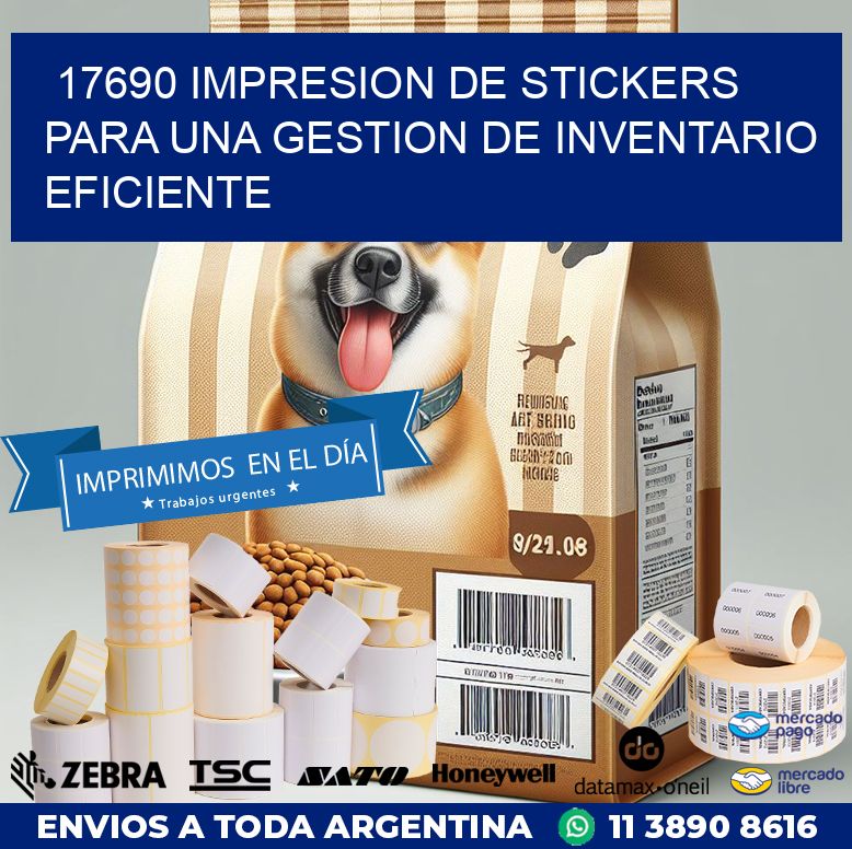 17690 IMPRESION DE STICKERS PARA UNA GESTION DE INVENTARIO EFICIENTE