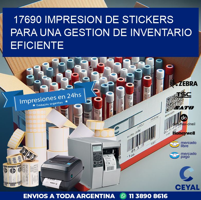 17690 IMPRESION DE STICKERS PARA UNA GESTION DE INVENTARIO EFICIENTE