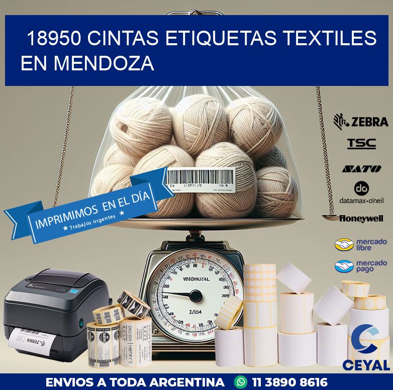 18950 CINTAS ETIQUETAS TEXTILES EN MENDOZA