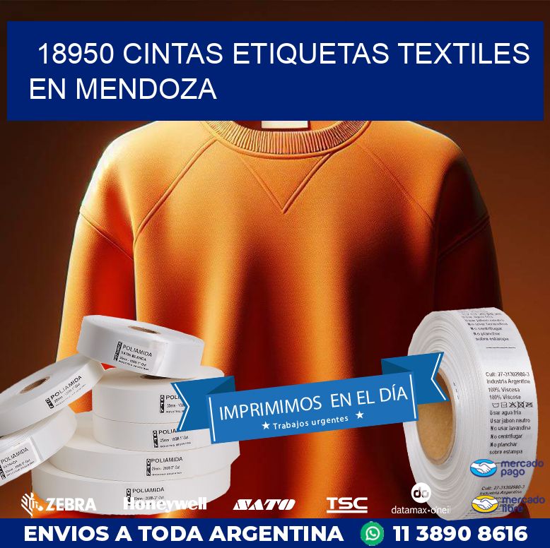 18950 CINTAS ETIQUETAS TEXTILES EN MENDOZA