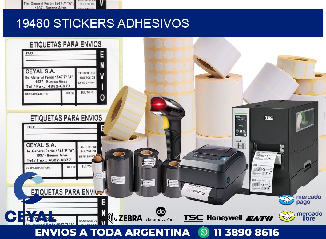 19480 STICKERS ADHESIVOS