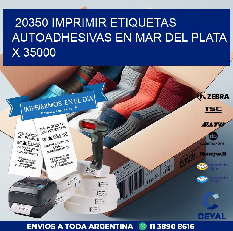 20350 IMPRIMIR ETIQUETAS AUTOADHESIVAS EN MAR DEL PLATA X 35000
