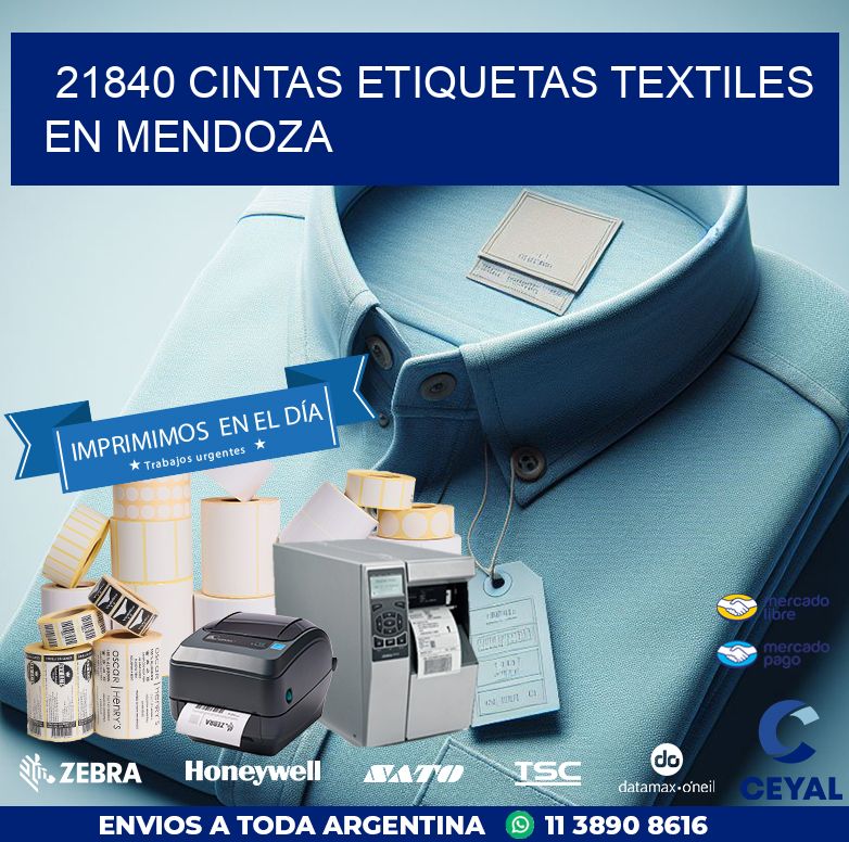 21840 CINTAS ETIQUETAS TEXTILES EN MENDOZA