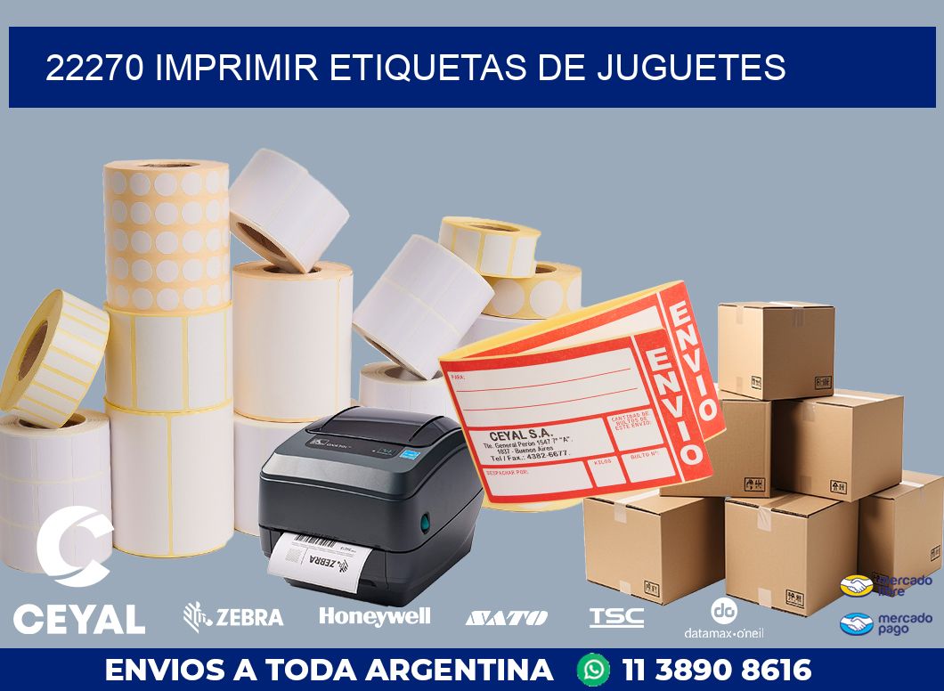 22270 IMPRIMIR ETIQUETAS DE JUGUETES