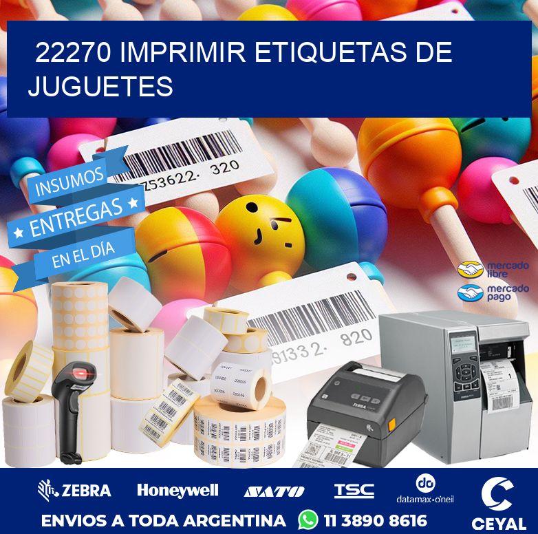 22270 IMPRIMIR ETIQUETAS DE JUGUETES