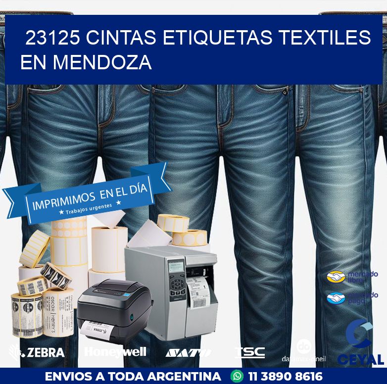 23125 CINTAS ETIQUETAS TEXTILES EN MENDOZA