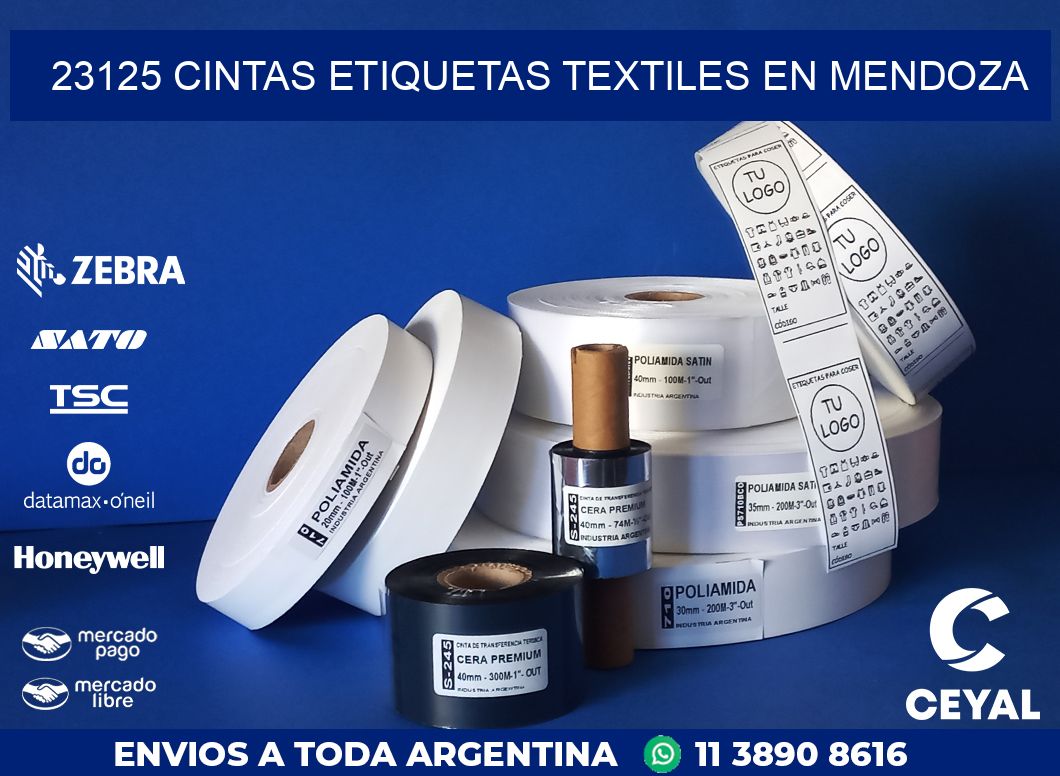 23125 CINTAS ETIQUETAS TEXTILES EN MENDOZA