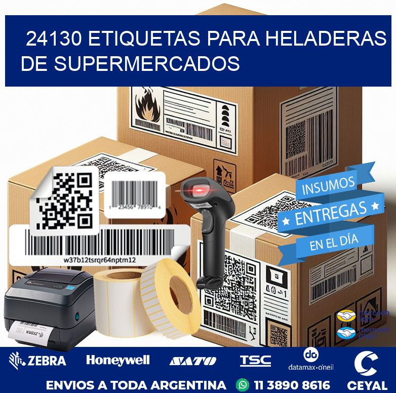24130 ETIQUETAS PARA HELADERAS DE SUPERMERCADOS