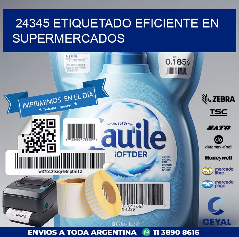 24345 ETIQUETADO EFICIENTE EN SUPERMERCADOS