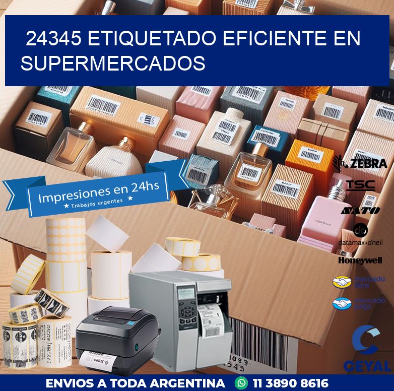 24345 ETIQUETADO EFICIENTE EN SUPERMERCADOS