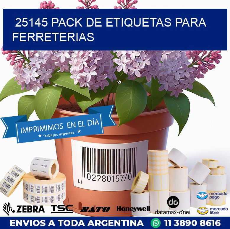 25145 PACK DE ETIQUETAS PARA FERRETERIAS