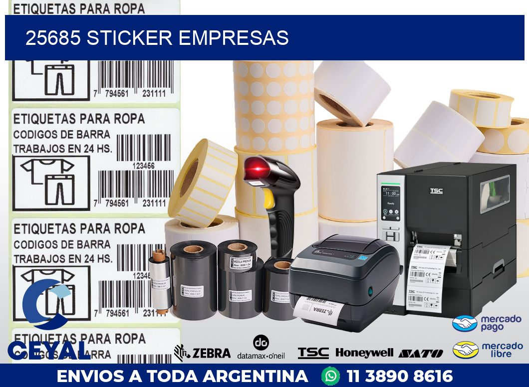 25685 STICKER EMPRESAS