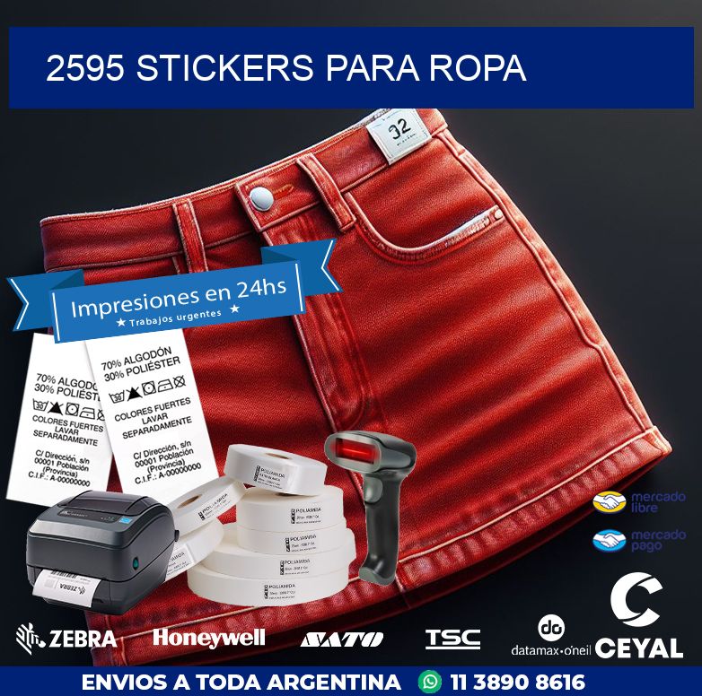 2595 STICKERS PARA ROPA
