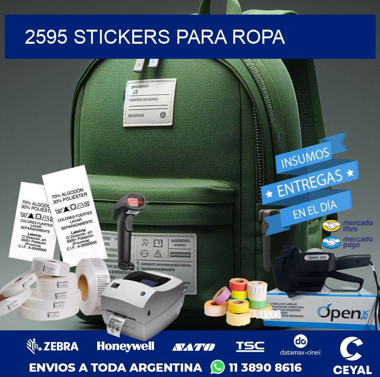 2595 STICKERS PARA ROPA