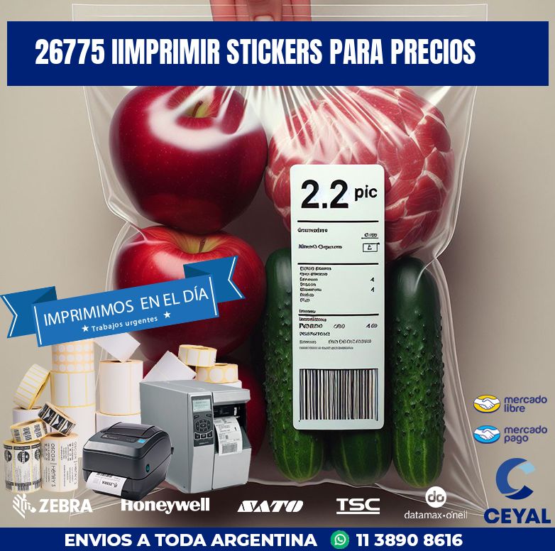 26775 IIMPRIMIR STICKERS PARA PRECIOS