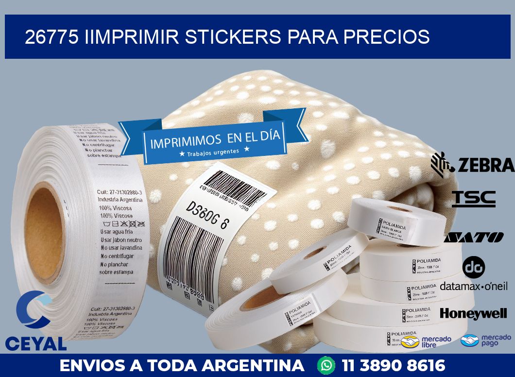 26775 IIMPRIMIR STICKERS PARA PRECIOS