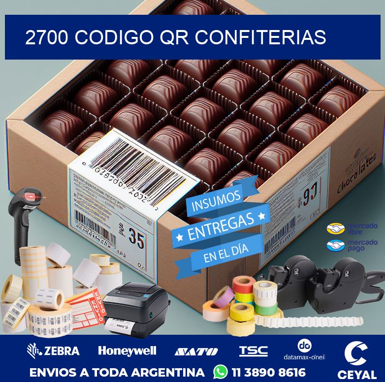 2700 CODIGO QR CONFITERIAS