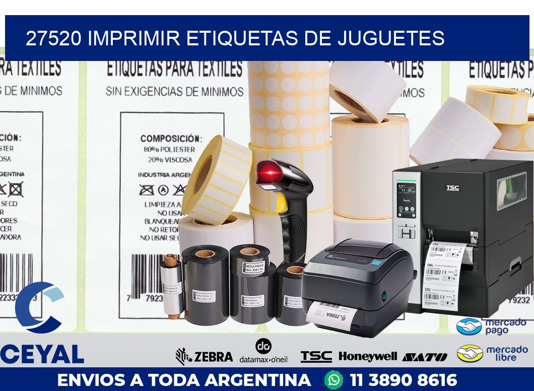 27520 IMPRIMIR ETIQUETAS DE JUGUETES