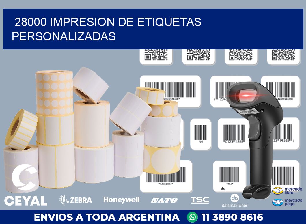 28000 IMPRESION DE ETIQUETAS PERSONALIZADAS