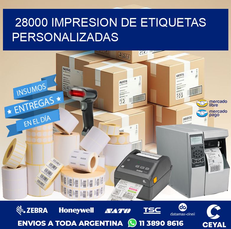 28000 IMPRESION DE ETIQUETAS PERSONALIZADAS